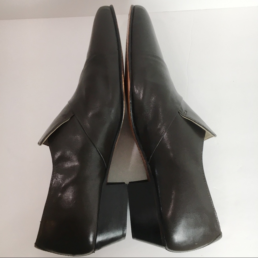Giorgio Brutini Men's Brown Leather Heeled Loafers - Picture 8 of 11